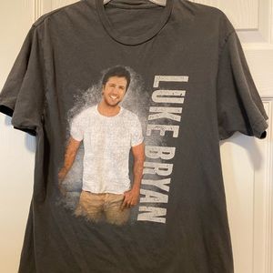 Luke Bryan Tailgates And Tanlines Tour T Shirt Women's Sz L Country Music USA